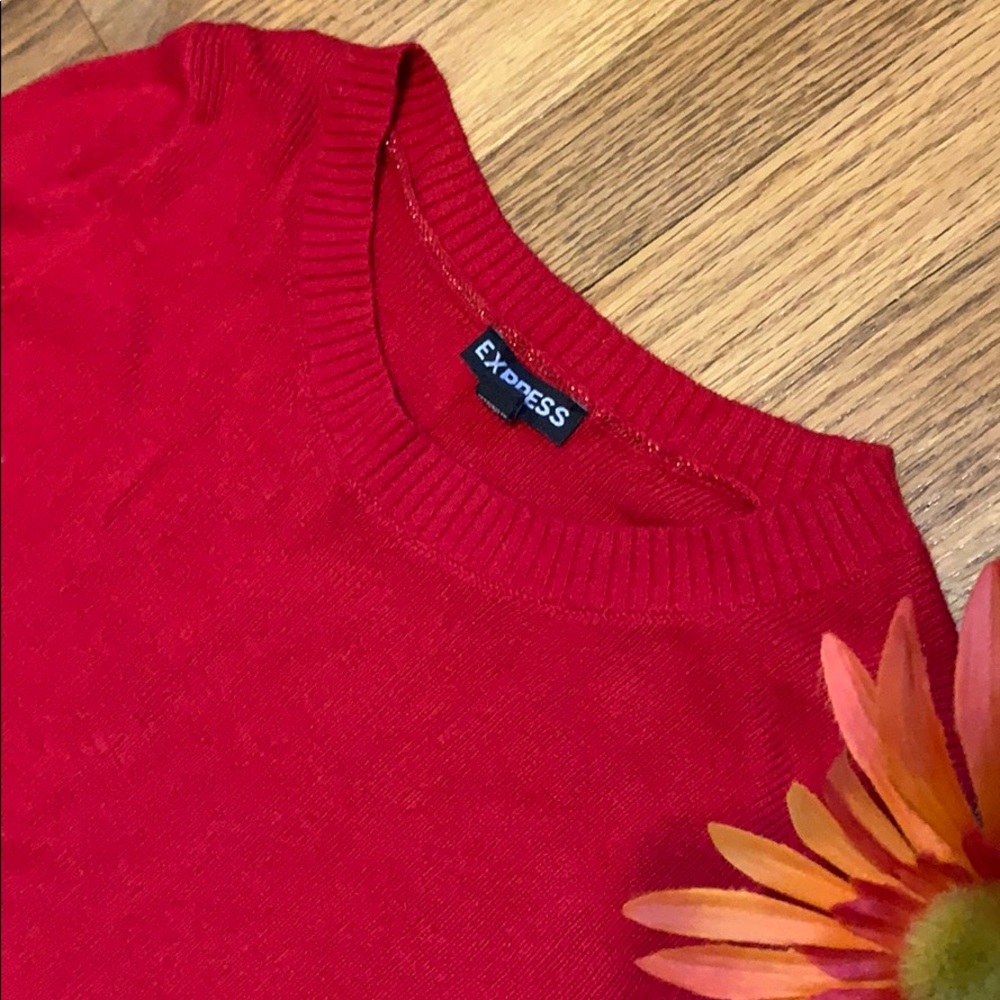 Express Red Sweater - Picture 6 of 10